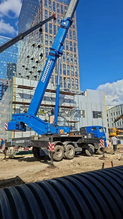 Автокран 40 тонн — аренда в Мытищах и Москве